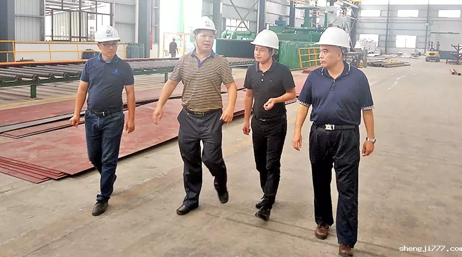 肇庆高新区党工委关键副书记一行莅临鹏凯新工厂考察调研