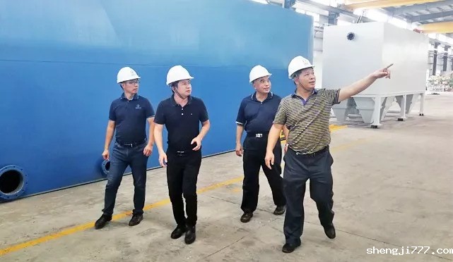 肇庆高新区党工委关键副书记一行莅临鹏凯新工厂考察调研