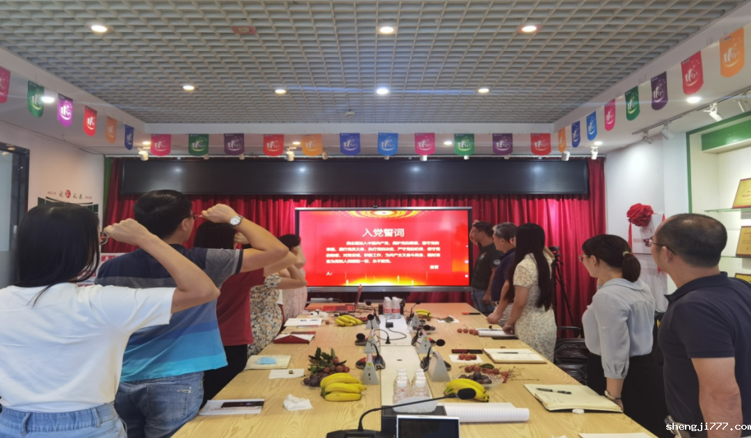 奏国歌 重温《入党誓词》